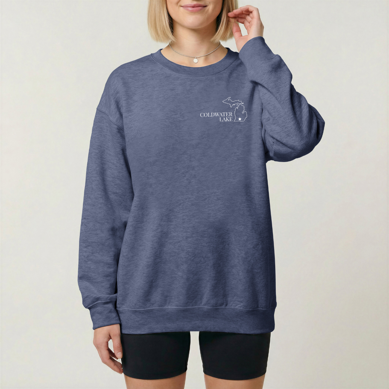 Coldwater Lake Flag Crewneck Sweatshirt