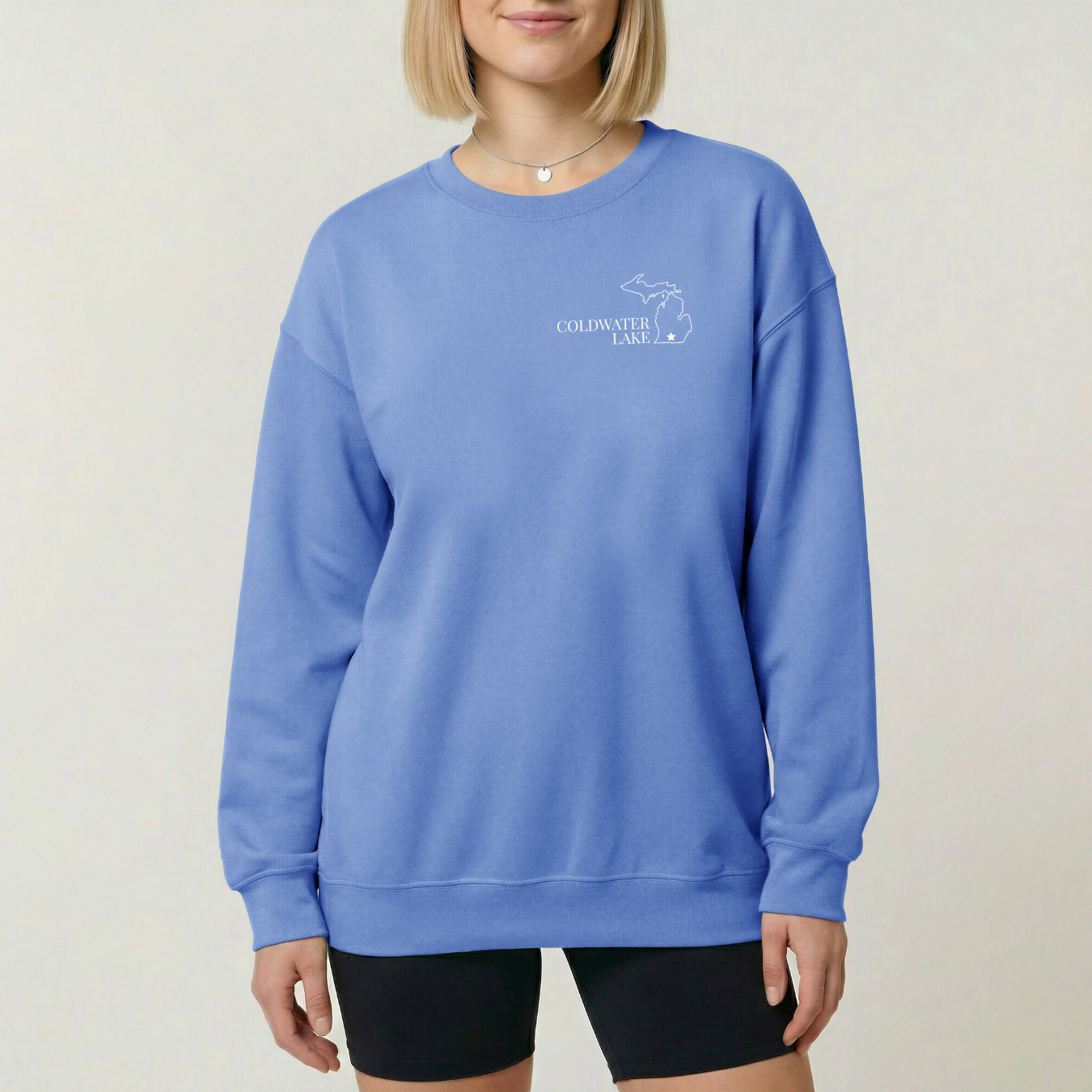Coldwater Lake Flag Crewneck Sweatshirt