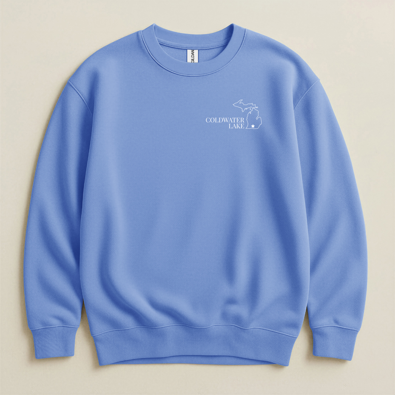 Coldwater Lake Flag Crewneck Sweatshirt